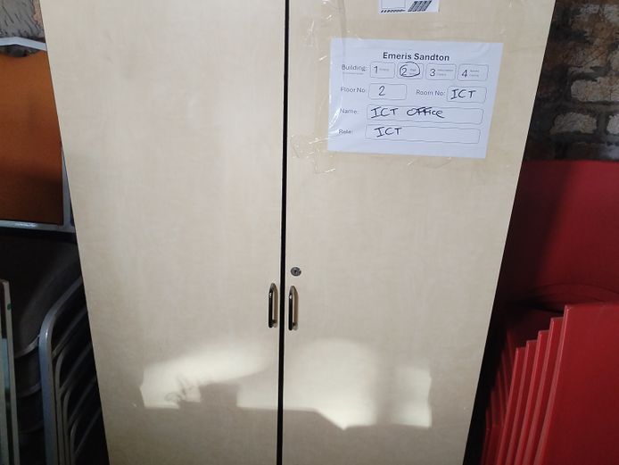 WOODEN STATIONARY CABINET