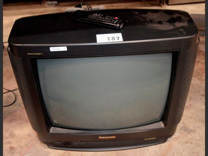 PANASONIC 54cm COLOUR TV [Switches on, untested further] ### LICENCE PLEASE ###