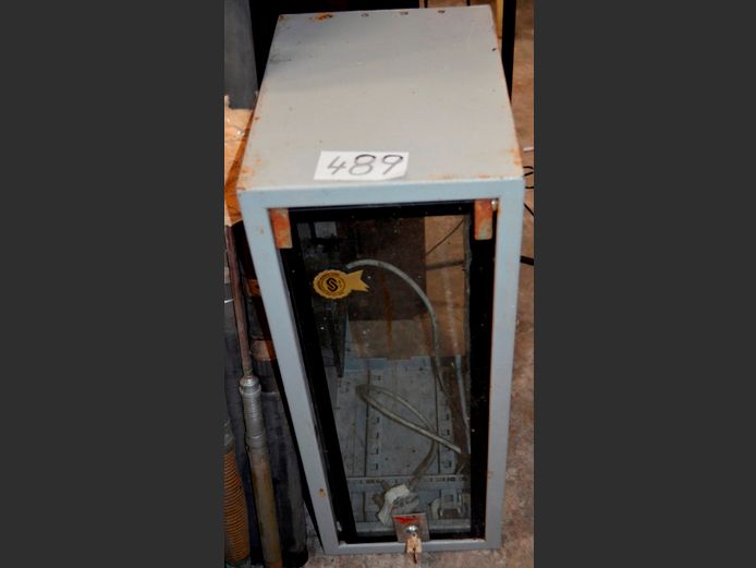 METAL NETWORK SWITCHBOARD CABINET, 57 x 30 x 22cm [Rusty]