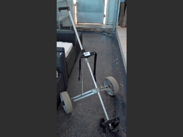 ALUMINIUM GOLF BAG TROLLEY