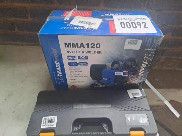 LOT OF MINI MANUAL PORTABLE NAIL SHOOTING MACHINE GUN SET/ TRADEWELD MMA120 DC INVERTER WELDING MACHINE 