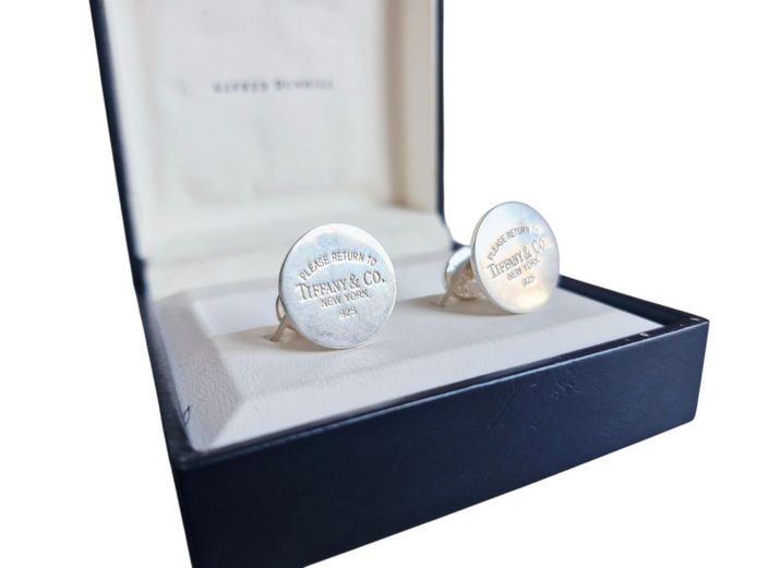 Tiffany & Co Sterling Silver "Please Return To" Tags
