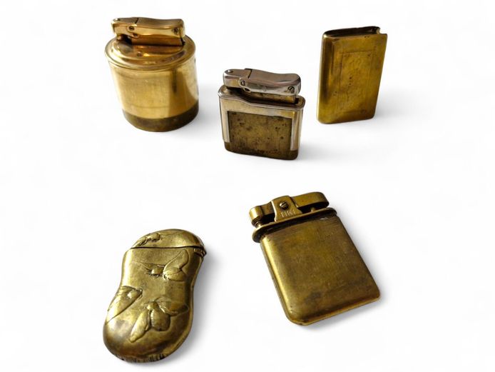 Vintage Brass Lighters Collection