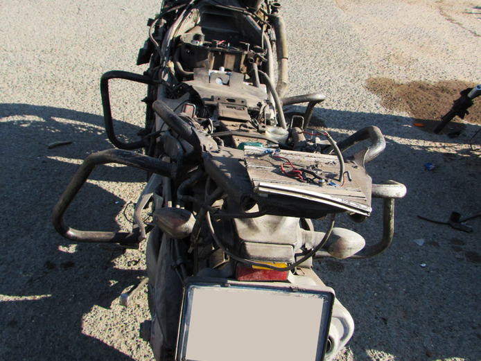 2015 White BMW R 1200 RT - SCRAP 96HOGP