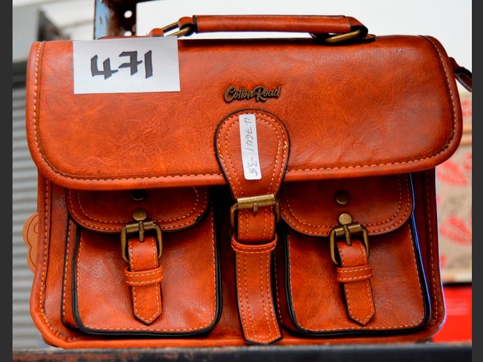 COTTON ROAD GENUINE LEATHER SATCHEL