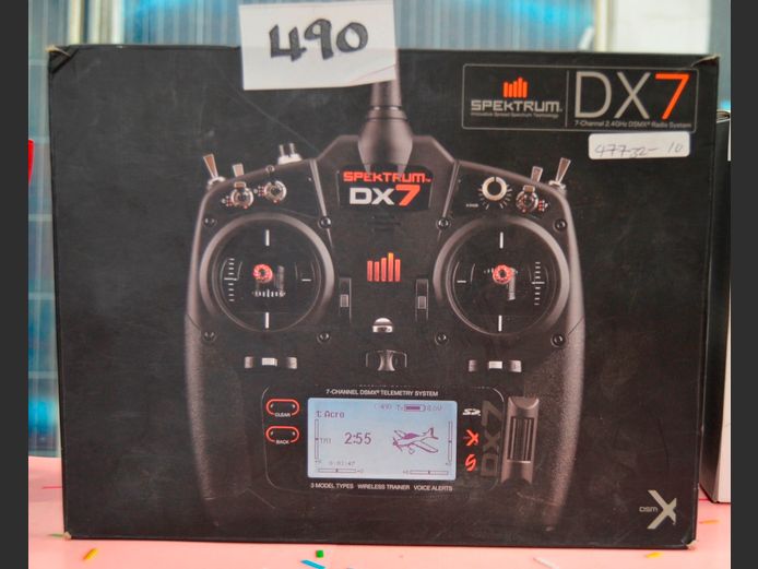SPEKTRUM DX7, 7-CHANNEL, 2.4GHz DSMX AIRCRAFT REMOTE SYSTEM [Untested]