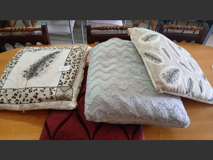 Variety of cushions