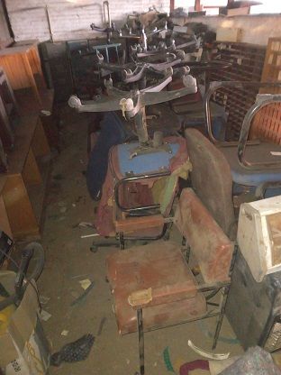 Assorted office chairs scrap