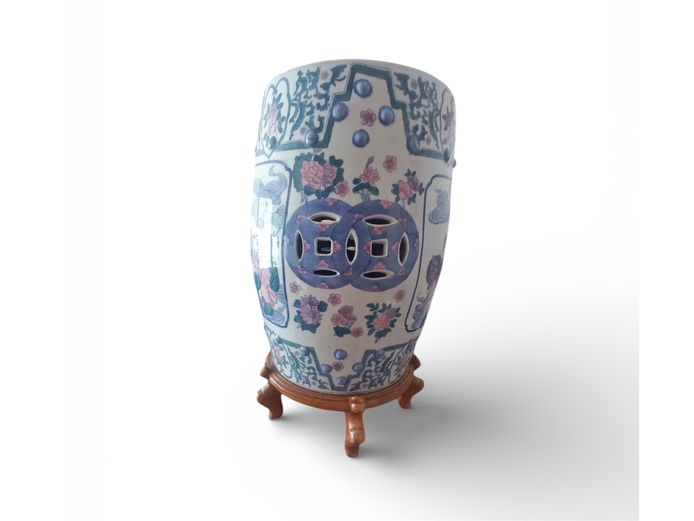 Genuine Chinese Foot Stool with Base 