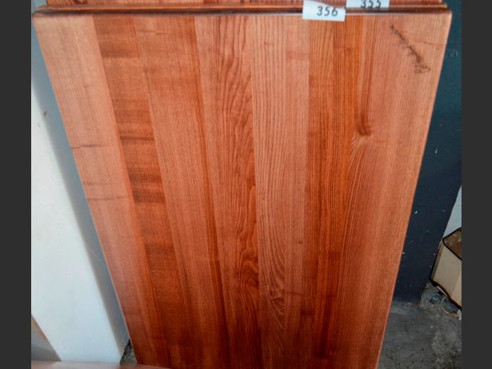 STAINED OAK TABLE TOP, 110 x 75cm