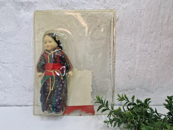 Vintage 'Dolls of the World' Japan Kimono Doll in Original Pack