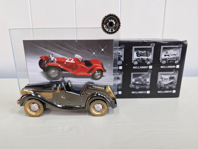 Classic Roadster Convertible Glass Photo Frame