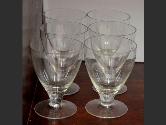 SET OF 6 CRYSTAL GLASSES