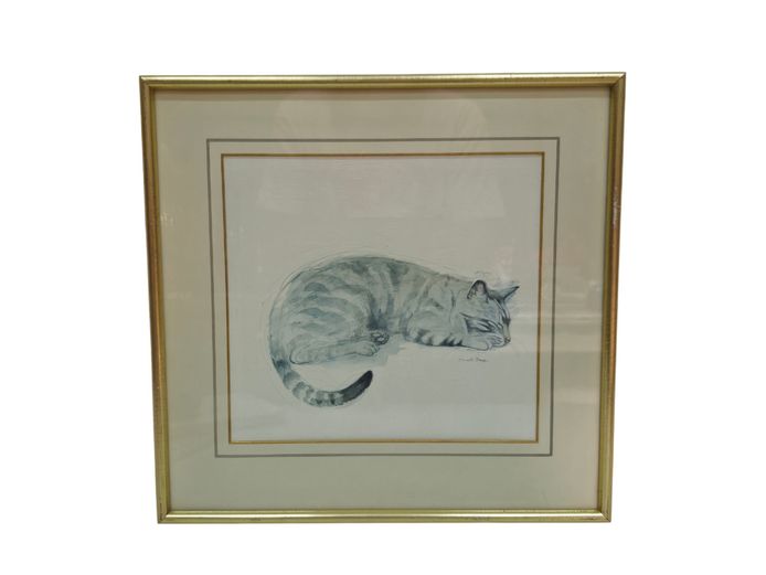 Framed Art Print After Mads Stage (Danish, 1922–2004)
