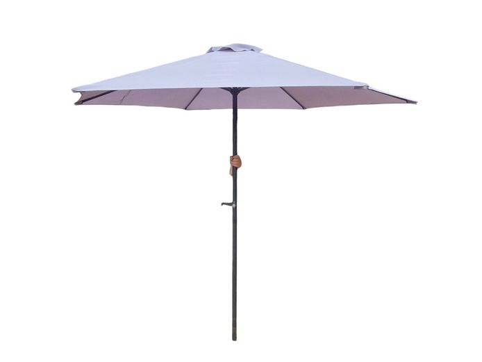 Large Outdoor Garden Umbrella with Crank Handle Mechanism
