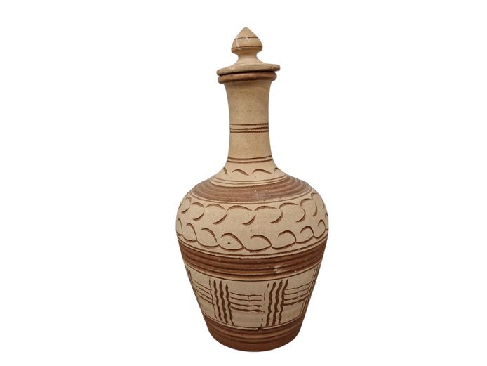 Vermont Pottery Terracotta Decanter with Stopper