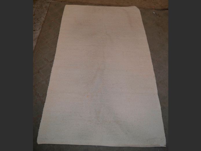 CREAM WOOL CARPET, 220 x 150cm