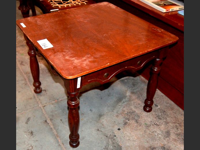 IMBUIA SIDE TABLE, 50 x 50 x 40cm