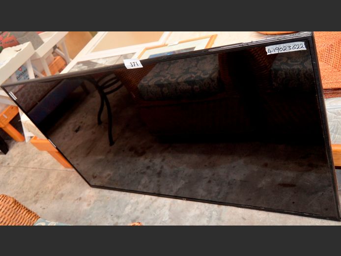 JVC 65" L.E.D. TV [Switches on, untested further, screen cracked] ### LICENCE PLEASE ###