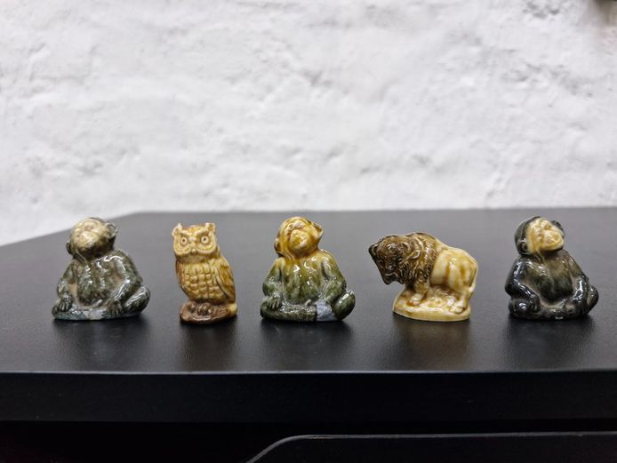 Vintage Wade England Whimsies Miniature Glazed Ceramic Figurines