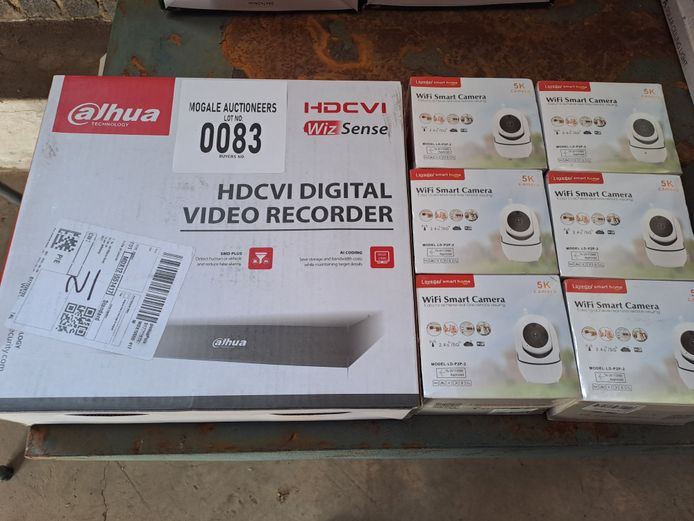 LOT OF WIFI CAMERAS/ DAHUA 16CH DVR (NOT TESTED)