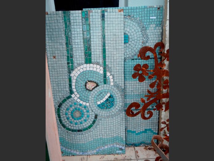 LOT: 2 x MOSAIC ARTWORKS