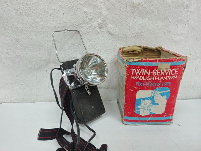 Vintage Winchester Twin-Service Headlight-Lantern with Original Box