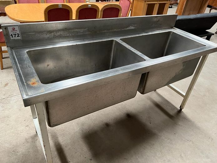 Stainless steel basin