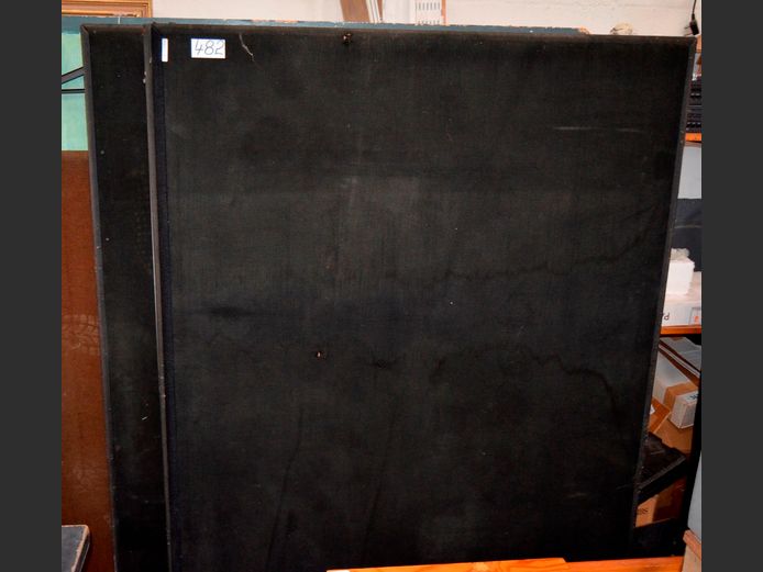 LOT: 6 x OFFICE PARTITIONS WITH METAL STANDS