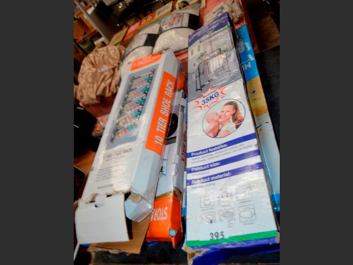 DIY SHOE RACK, CLOTHING RAILS, etc [Condition unknown]