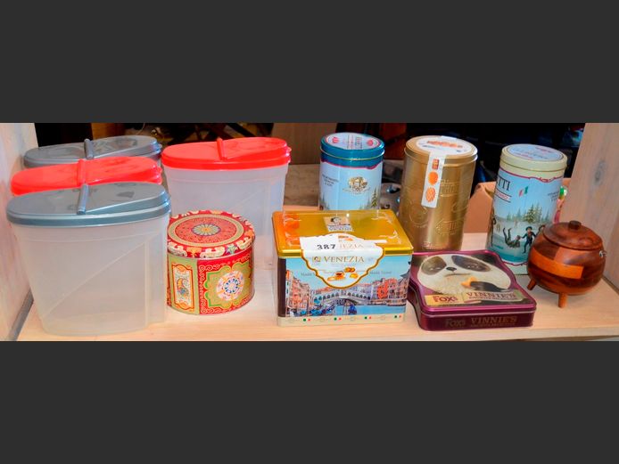 COLLECTABLE TINS & STORAGE CONTAINERS