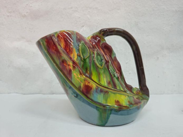 Drip-Glaze Ceramic Art Pottery Jug Pitcher