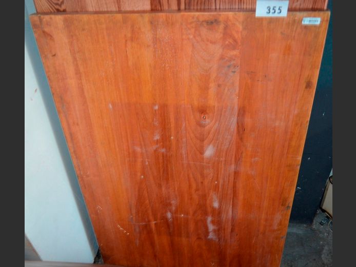 STAINED OAK TABLE TOP, 110 x 75cm
