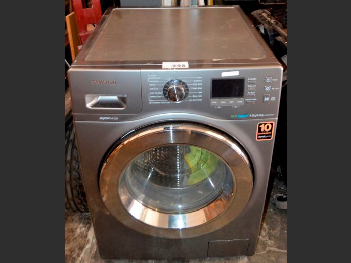 SAMSUNG GREY DIGITAL INVERTER 9kg FRONT LOADING WASHING MACHINE [Dead] [#: 409508535]