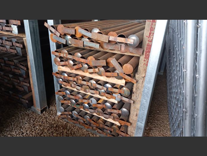 2.4m Round poles 76mm diameter