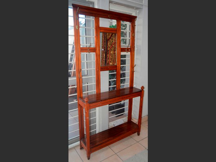 KIAAT HALL STAND WITH MIRROR, 98 x 36 x 193cm