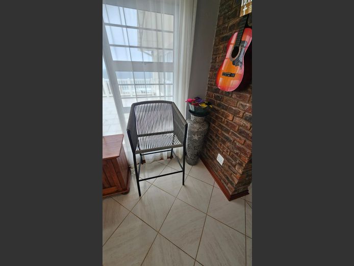 Chair, Guitar & Mosaic large vase
