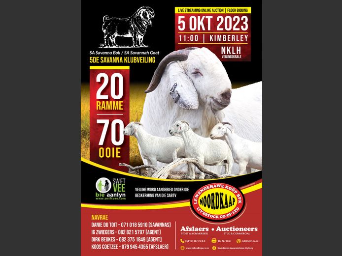 5DE SAVANNA KLUBVEILING