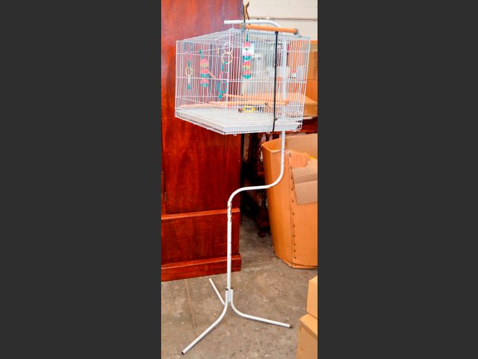BIRD CAGE ON STAND, 168cm High