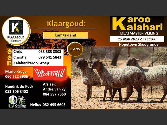 CP 95 C | KLAARGOUD BOERDERY