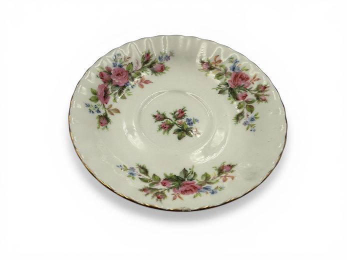 Royal Albert Bone China Plate – “Moss Rose” (England)