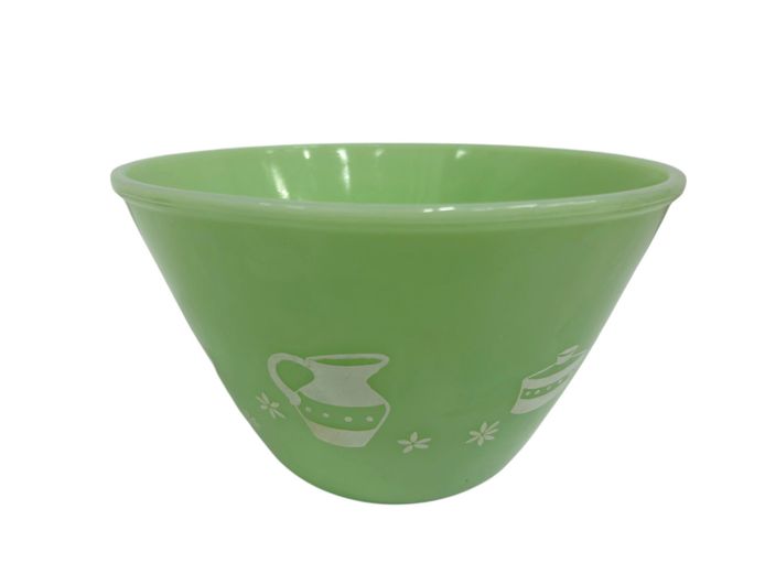 1940s-1950s Green Jadeite Kitchenware Mixing Bowl
