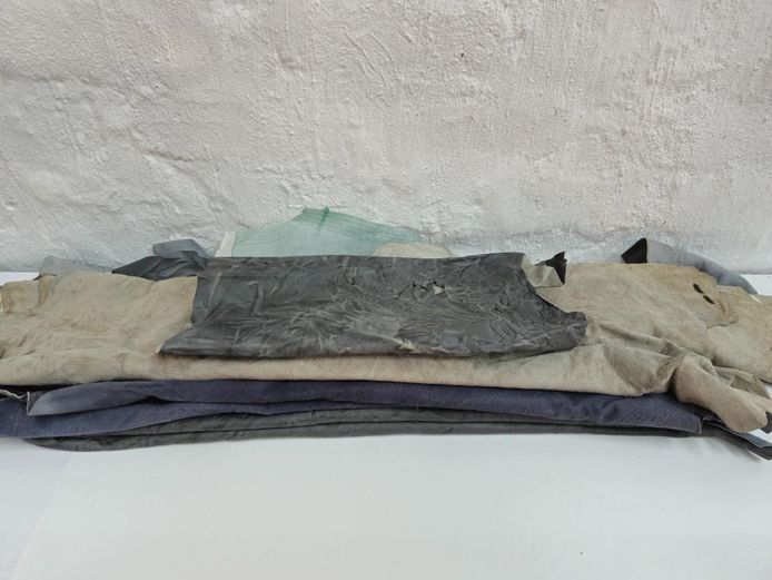Mixed Synthetic Suede Leather Remnants