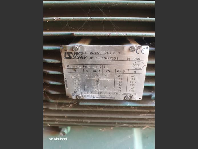 75kw Leroy Somer motor