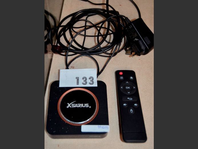XSARIUS ANDROID TV BOX WITH REMOTE [Untested]