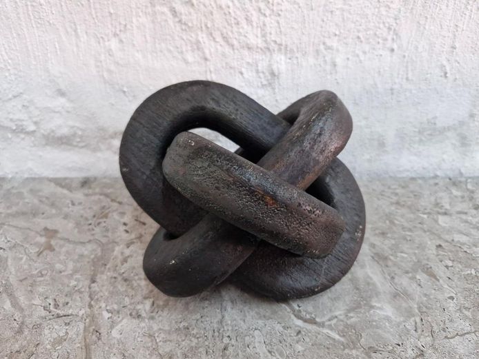 South African Hand-Made Wooden Knot Sculpture