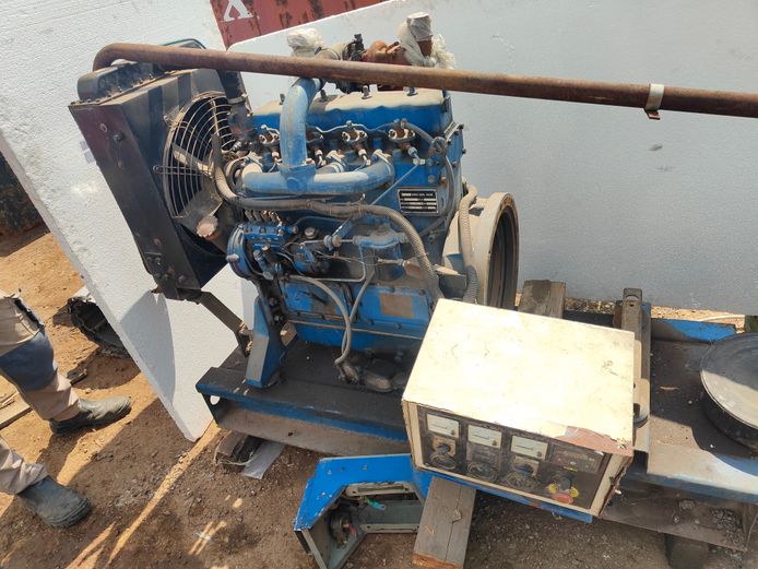 INDUSTRIAL DIESEL ENGINE FOR GENERATOR APPLICATION - ENGINE RUNNING