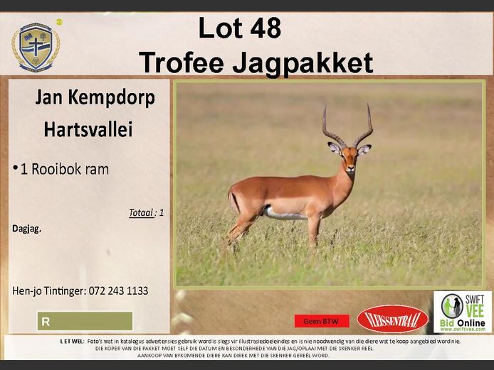 Trofee Jagpakket