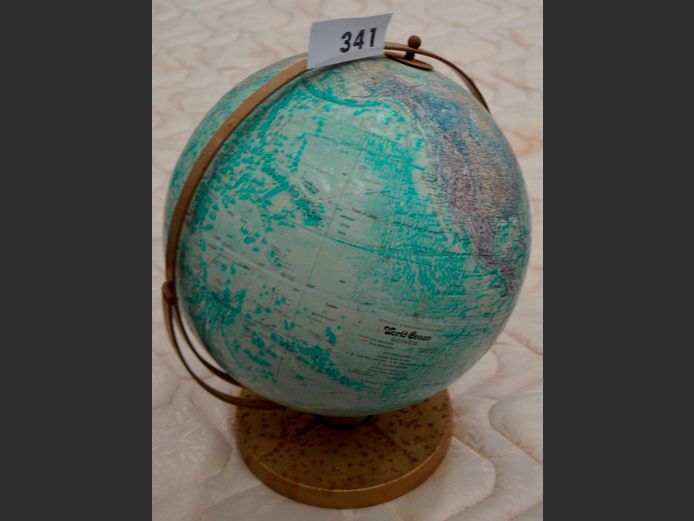 WORLD GLOBE, 40cm High