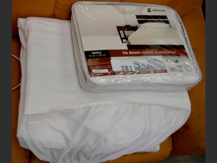 MATTRESS PROTECTOR, ELECTRIC BLANKET, etc [Untested]